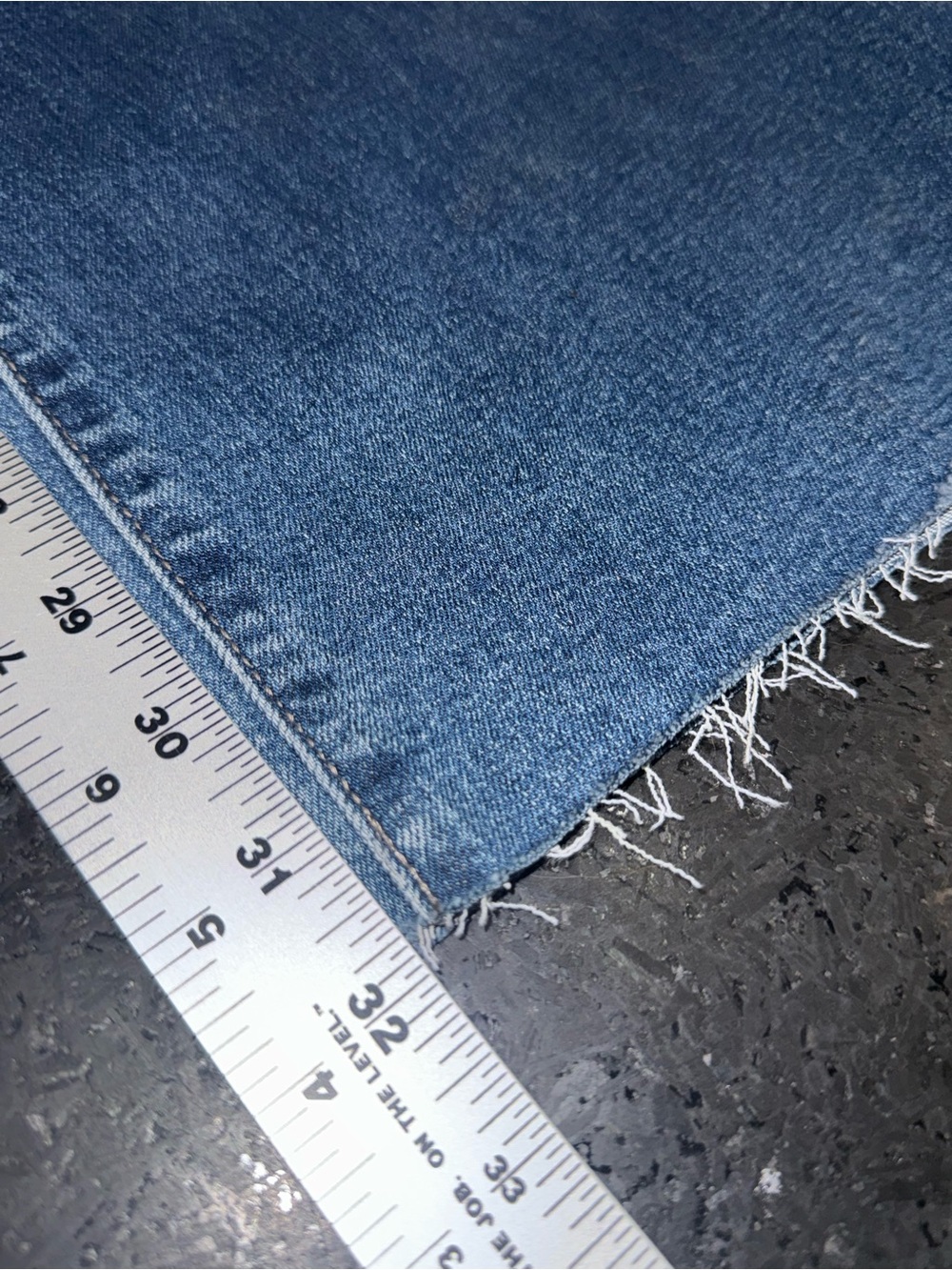 NEW Joe's High Rise Wide-Leg Raw Hem Empower Medium Wash Denim Blue Jeans 26x32 - Picture 11 of 12